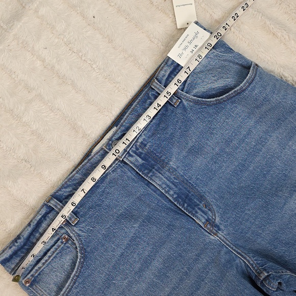 Abercrombie And Fitch Ultra High Rise Jeans The '90s Straight Size 18 - Picture 13 of 15